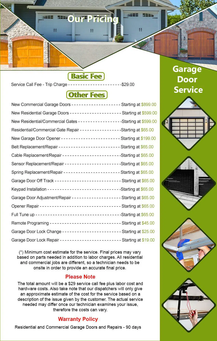 Interstate Garage Door Service New York, NY 212-918-5393